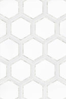 Thassos Polished Mother of Pearl Royal White Hexagon Polished - tilestate