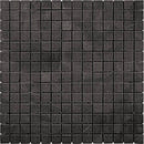 Tuxedo Park Nero Square Tumbled Eastern Black Tumbled Mosaic Tile - tilestate