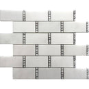 Dc Metro Anacostia Eastern White/ Bianco Carrara Mosaic Tile - tilestate