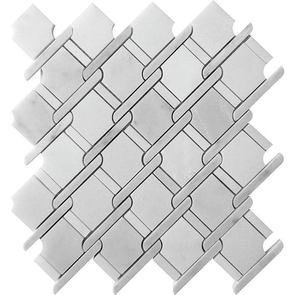 Dc Metro Burleith Eastern White / Bianco Carrara Mosaic Tile - tilestate