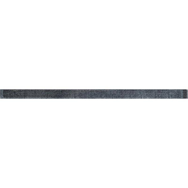 SIERRA GRAPHITE LINEN PENCIL Glass Mosaic Tile - tilestate