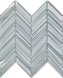 ICELAND ALDA CHEVRON Glass Mosaic Tile - tilestate