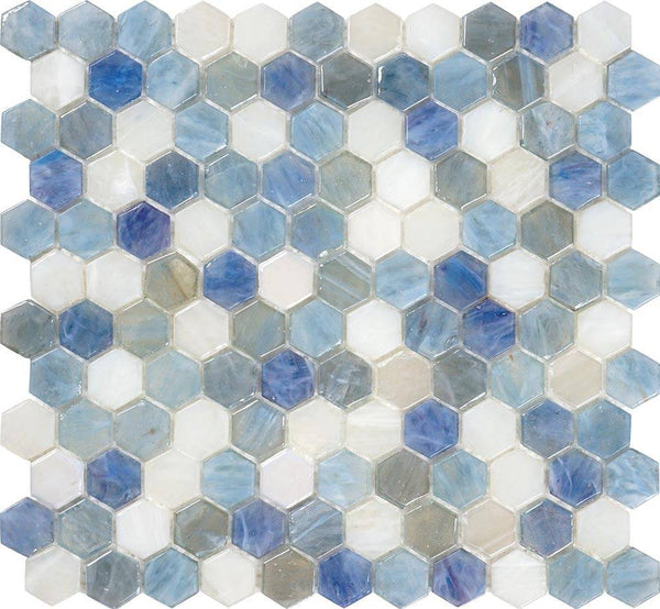 GLAMOUR CORDOBA MOONSTONE Glass Mosaic Tile - tilestate