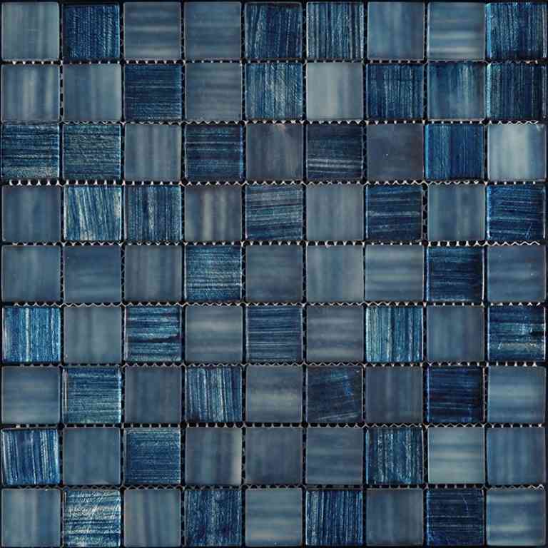 NETHERLANDS MONDRIAN TWILIGHT glass Mosaic Tile - tilestate