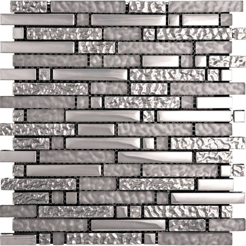 CASCADES HIPSTER SHADOW glass Mosaic Tile - tilestate