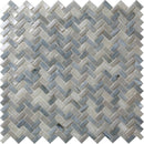 GLAMOUR ESPIGA GREY Glass Mosaic Tile - tilestate