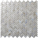 GLAMOUR ESPIGA PEARL Glass Mosaic Tile - tilestate