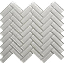 COLOR PALETTE SUGAR COOKIE 1x3 HERRINGBONE GLOSS glass Mosaic Tile - tilestate