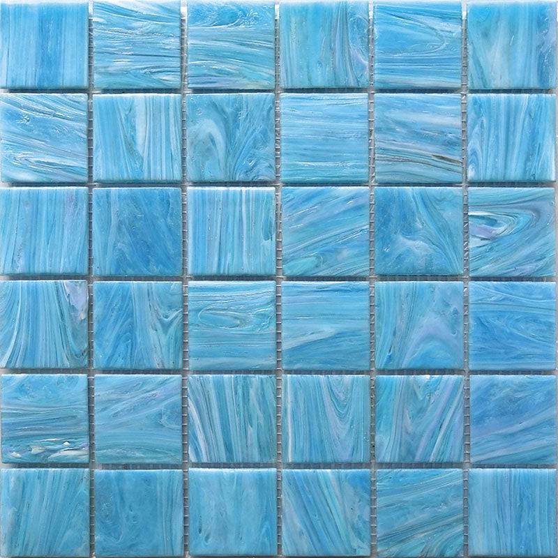 SOLID COLORS AND MIxES 2 Stella 2ST-BL545 Glass Mosaic Tile - tilestate