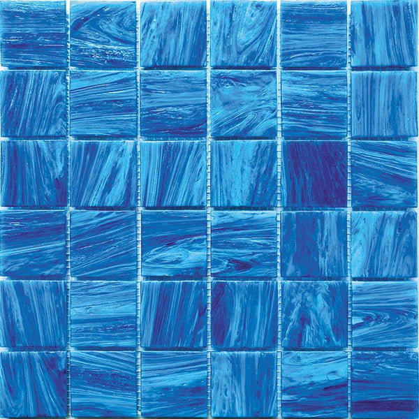 SOLID COLORS AND MIxES 2 Stella 2ST-BL548 Glass Mosaic Tile - tilestate