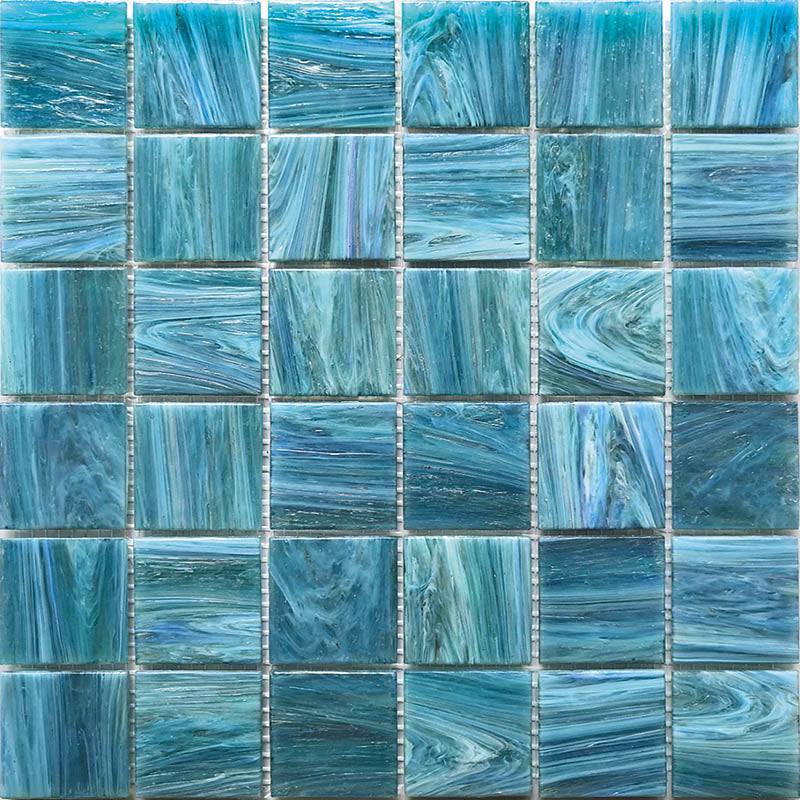 SOLID COLORS AND MIxES 2 Stella 2ST-GR727 Glass Mosaic Tile - tilestate