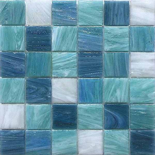 SOLID COLORS AND MIxES 2 Stella MIx48-GR731 Glass Mosaic Tile - tilestate