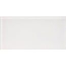 COLOR PALETTE MIRAGE WHITE MATTE 3x6 glass Mosaic Tile - tilestate