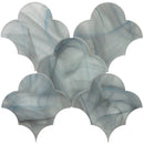 CLOUD 9 BLUE ATLAS glass Mosaic Tile - tilestate