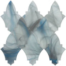 CLOUD 9 BLUE STRATUS glass Mosaic Tile - tilestate