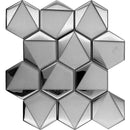 MONACO RIVIERA BLANC glass Mosaic Tile - tilestate