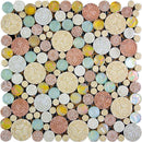 NETHERLANDS DISTRICT LIGHT glass, resin Mosaic Tile - tilestate