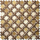 NETHERLANDS AMSTERDAM GOLD glass, resin, stone Mosaic Tile - tilestate