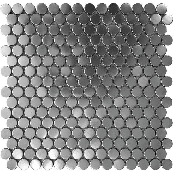METALLICO METAL CIRCLE metal Mosaic Tile - tilestate