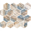 NANTUCKET SURFSIDE HEx Recycled glass Mosaic Tile - tilestate