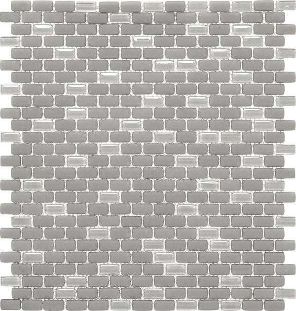 VERRE TRUFFLE BRIQUE recycled glass Mosaic Tile - tilestate