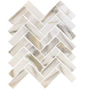 NANTUCKET TUCKERNUCK HERRINGBONE Recycled glass Mosaic Tile - tilestate