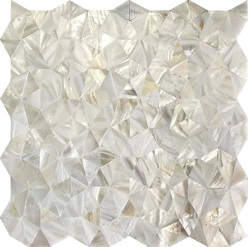 Shell Tile Round SHELL TREASURE ISLAND shell Mosaic Tile | tilestate