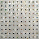 JEWELS OF THE SEA ABALONE SQUARES shell Mosaic Tile - tilestate