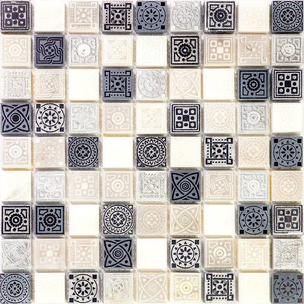 ARTISTIC LEGEND 2 stone Mosaic Tile - tilestate