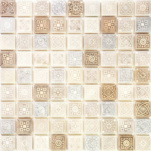 ARTISTIC LEGEND 3 stone Mosaic Tile - tilestate