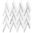 Mykonos Olympus Thassos/bianco Carrara Mosaic Tile - tilestate