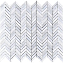 Mykonos Kalafati Thassos/bianco Carrara/blue Celeste Mosaic Tile - tilestate