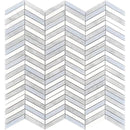 MYKONOS MERSINI Thassos, Bianco Carrara, Blue Celeste Mosaic Tile - tilestate