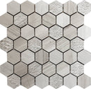 Bali Indi Wooden Gray Wooden Gray Mosaic Tile - tilestate