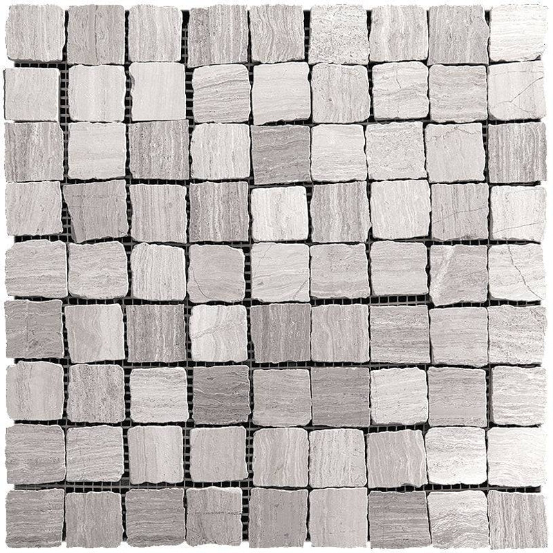 Savannah Plantation Wooden Gray Mosaic Tile - tilestate