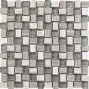Bali Balinese Wooden Gray Wooden Gray / Glass Mosaic Tile - tilestate