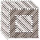 MICRONESIA CHUUK Wooden Grey, Athens Grey, Thassos Mosaic Tile - tilestate