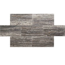 Silver Titan Travertine 12x24 Vein Cut Honed Tile - tilestate