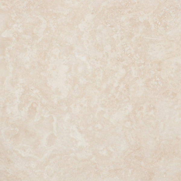 Ivory Travertine 18x18 Filled and Honed Tile - tilestate