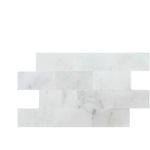 Asian Statuary (Oriental White) Marble 6x12 Polished Tile - tilestate