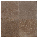Noce Travertine 6x6 Tumbled Tile - tilestate