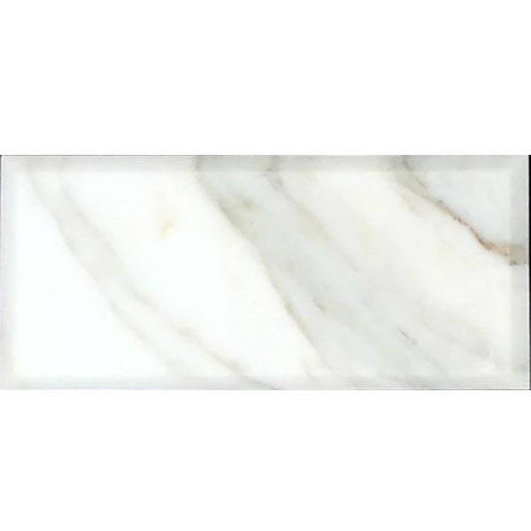FIELD TILE CALACATTA 3x6 BEVELED AND POLISHED Calacatta Gold Tile - tilestate