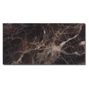 Emperador Dark Spanish Marble 3x6 Polished Tile - tilestate