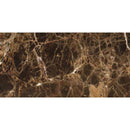 Emperador Dark Spanish Marble 6x12 Polished Tile - tilestate