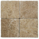 Emperador Light Marble 6x6 Tumbled Tile - tilestate