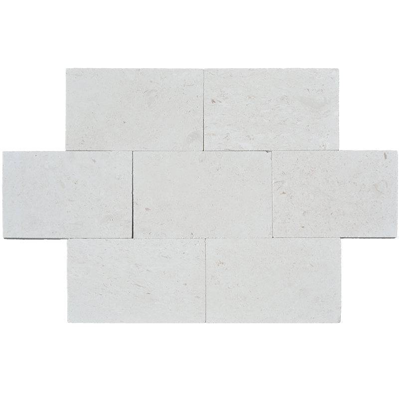 Myra Beige Limestone 3x6 Tumbled Tile - tilestate