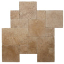 Walnut Travertine Tumbled Versailles Pattern Tile - tilestate