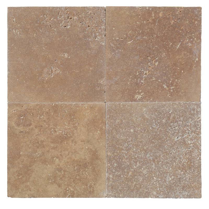 Noce Travertine 12x12 3cm Tumbled Paver - tilestate