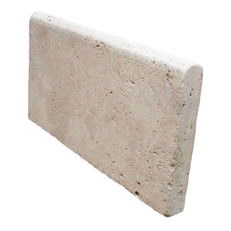 Ivory Travertine 12x24 5 cm Tumbled Pool Coping - tilestate