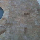 Noce Travertine 6x12 3 cm Tumbled Paver - tilestate